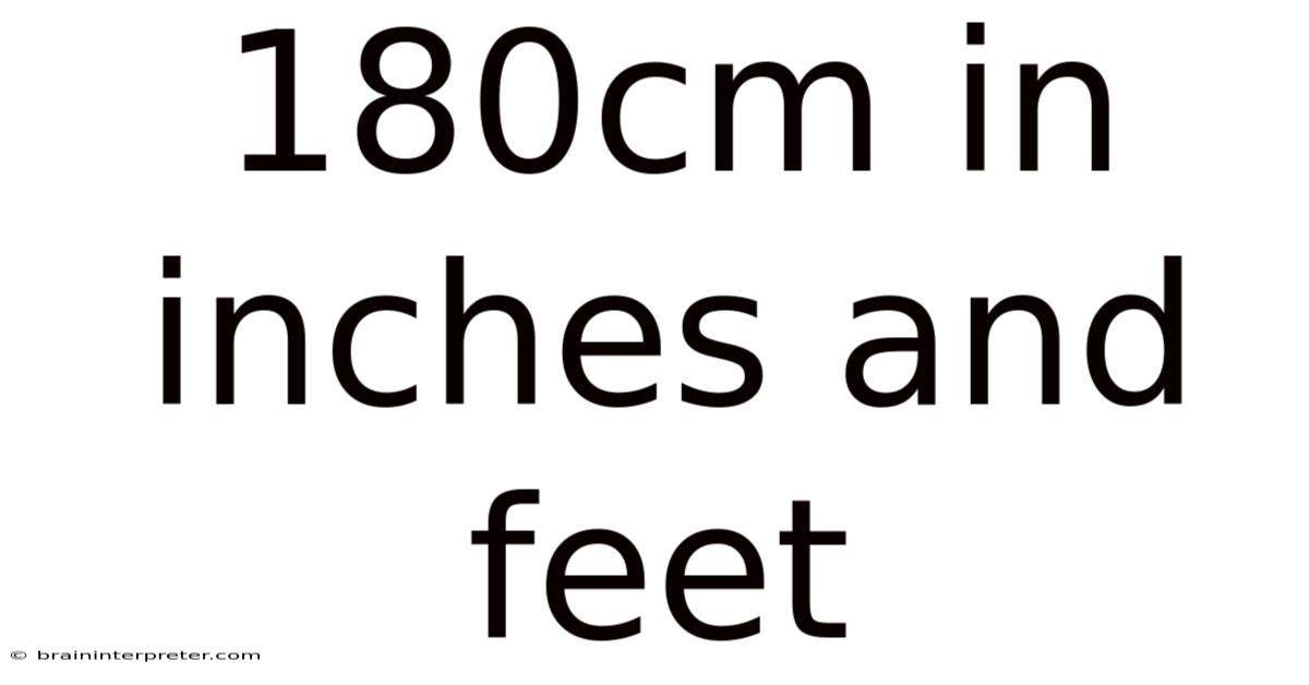 180cm In Inches And Feet