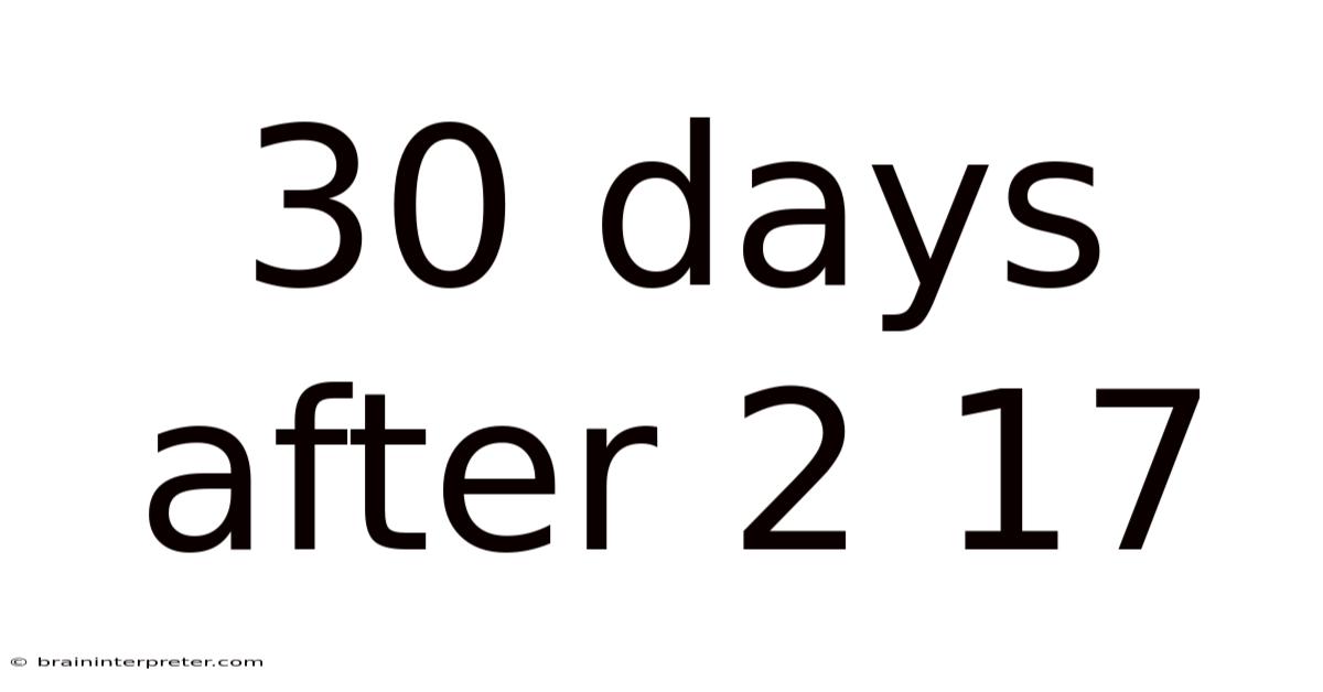 30 Days After 2 17