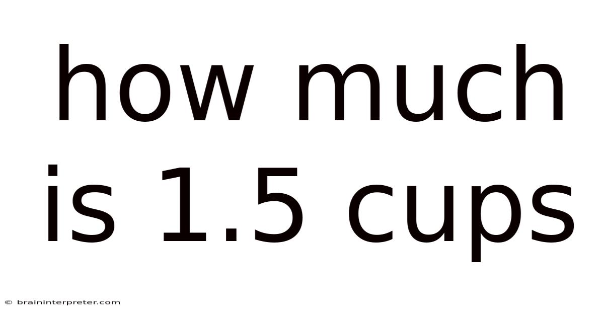 How Much Is 1.5 Cups